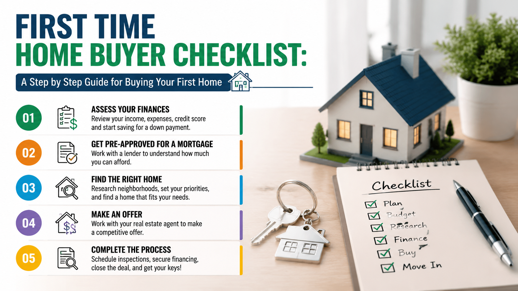 First Time Home Buyer Checklist